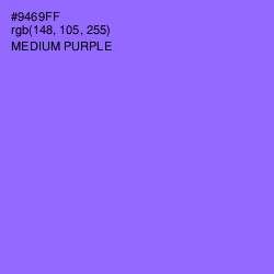 #9469FF - Medium Purple Color Image